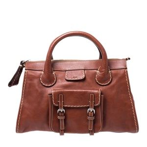 CHLOE Calfskin Edith Satchel Bag